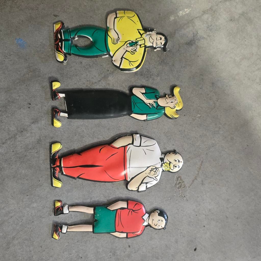 Bob et bobette milkana 1967 plastique mou, Collections, Enlèvement ou Envoi