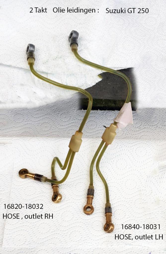 Olie slangetjes voor GT 250, Enlèvement ou Envoi, Utilisé