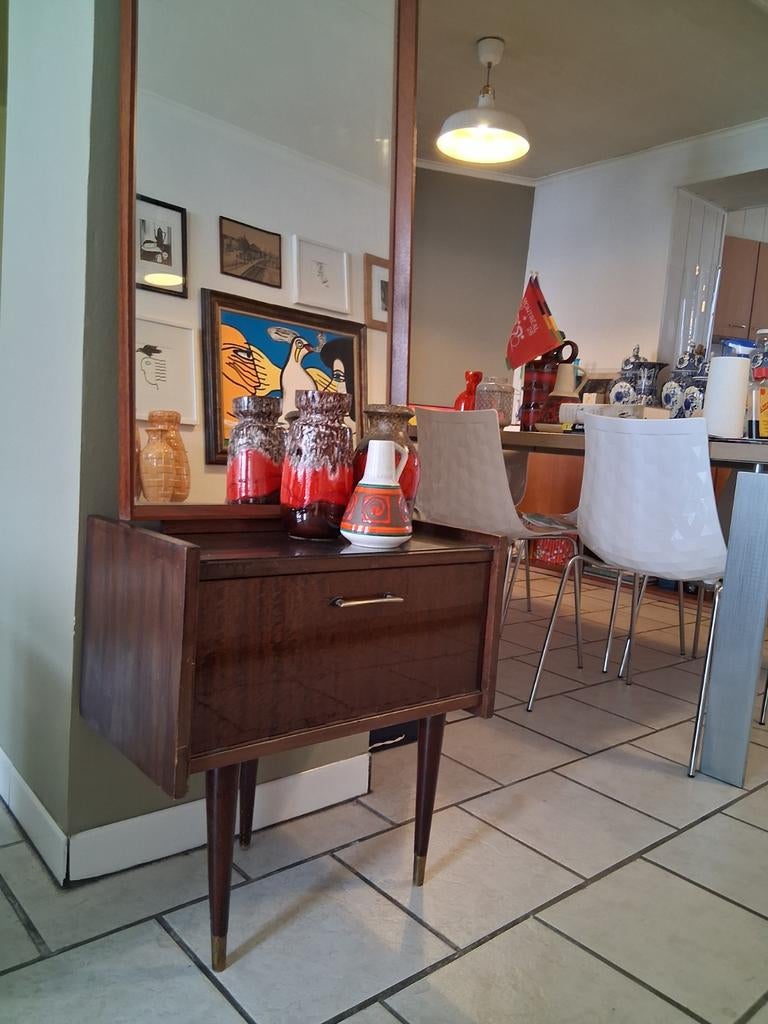 Vintage kastje: Opruiming!!, Antiek en Kunst, Antiek | Meubels | Bedden, Ophalen of Verzenden