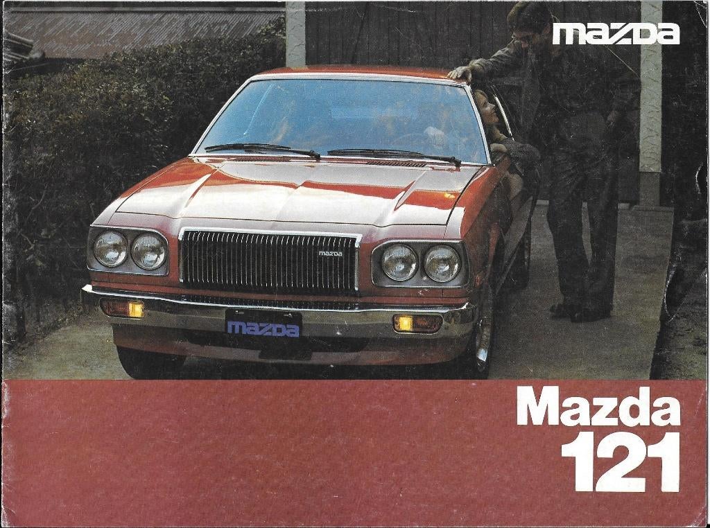 MAZDA 121   1978, Boeken, Auto's | Folders en Tijdschriften, Ophalen of Verzenden, Zo goed als nieuw, Mazda