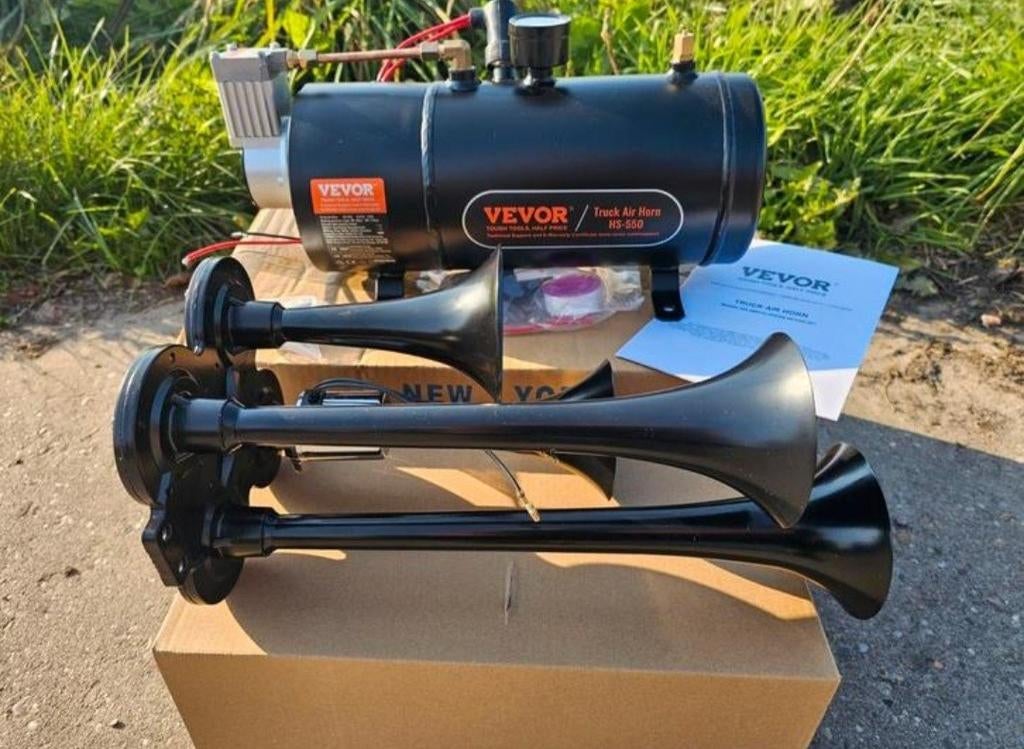 Klaxon de train 12 V - Kit de klaxon à air neuf dans la boît, Jardin & Terrasse, Souffleurs de feuilles, Enlèvement ou Envoi