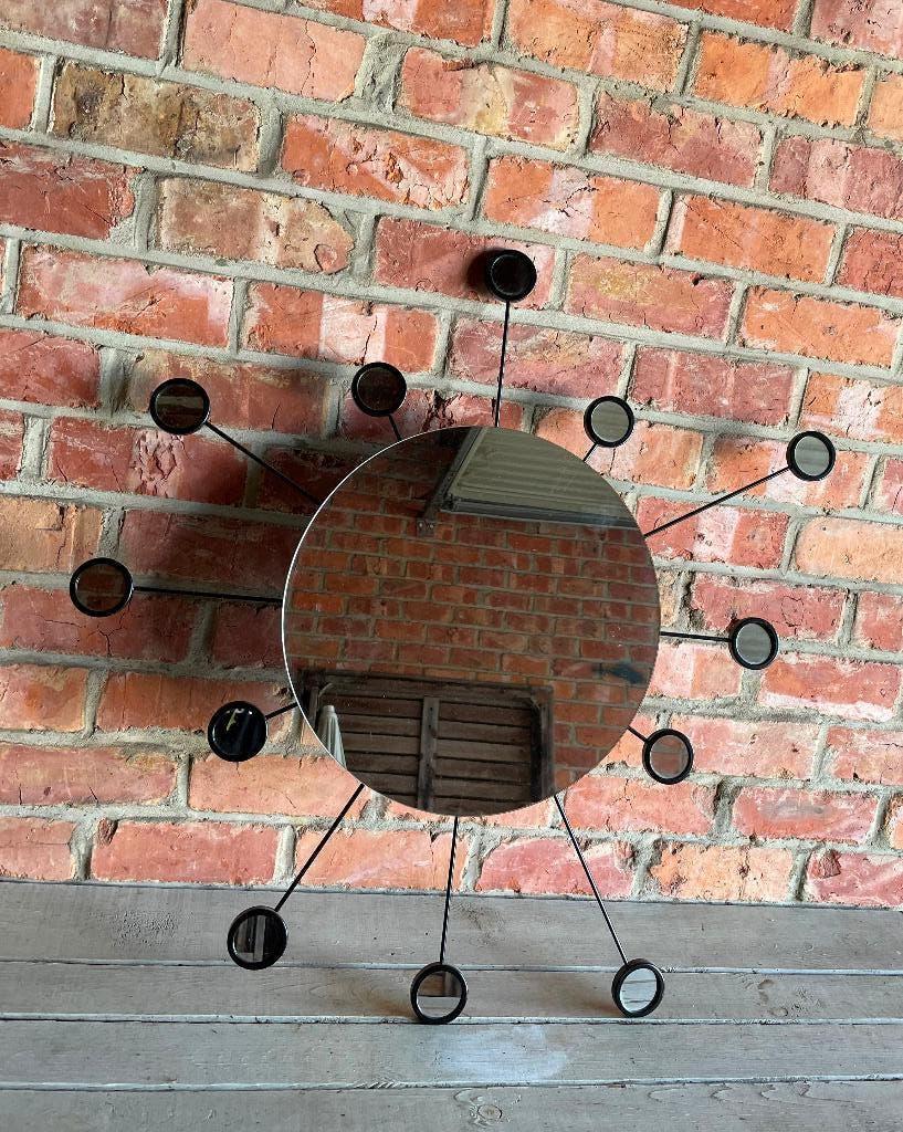 Decoratieve spiegel, Ophalen, Zo goed als nieuw, Rond