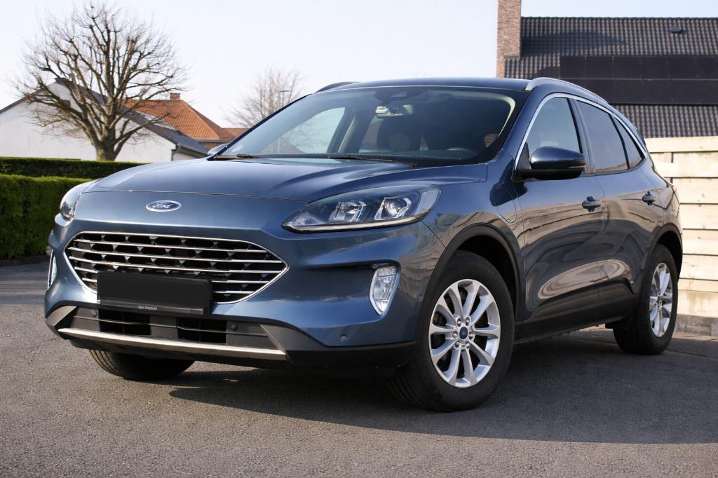 Ford Kuga 225pK* TOPDEAL*perfecte staat!*1ste eig*TITANIUM*, Auto's, Ford, Stof, 4 cilinders, Blauw, 5 zetels