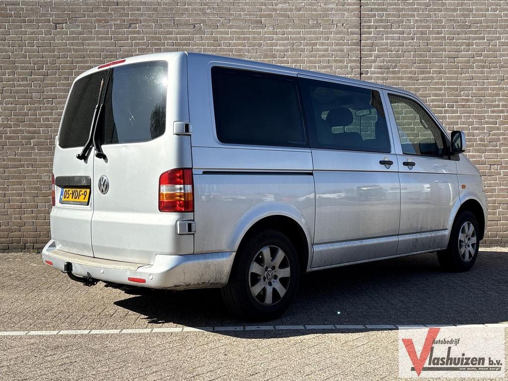 Volkswagen Transporter 2.5 TDI 300 Trendline Dubbel Cabine |, Autos, Camionnettes & Utilitaires, Argent ou Gris, Achat, Entreprise