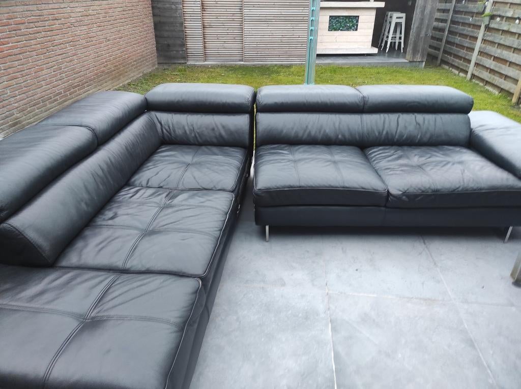 Zwarte relax en hoeksalon gratis af te halen, Huis en Inrichting, Ophalen