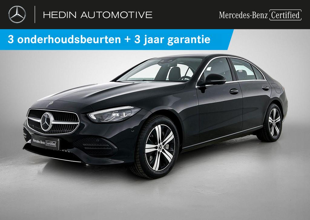Mercedes-Benz C-Klasse 300 e Berline Luxury line Distronic |, Auto's, Automaat, 4 cilinders, 2080 kg, Zwart