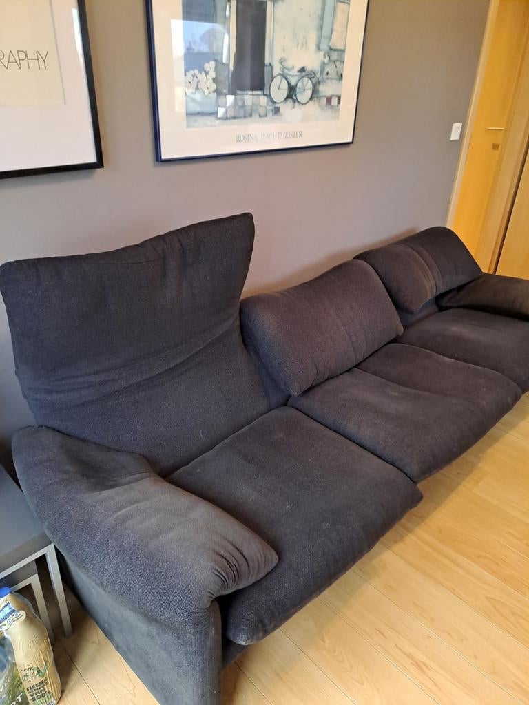 Canapé 3 places Cassina Maralunga, Huis en Inrichting, Zetels | Zetels en Chaises Longues, Ophalen