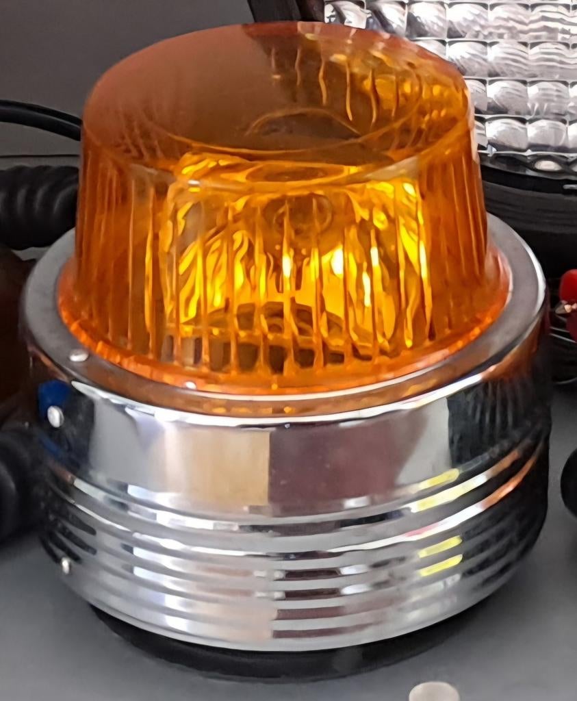 Vintage knipperlicht zwaailicht zwaailamp signaal, Auto-onderdelen, Ophalen of Verzenden