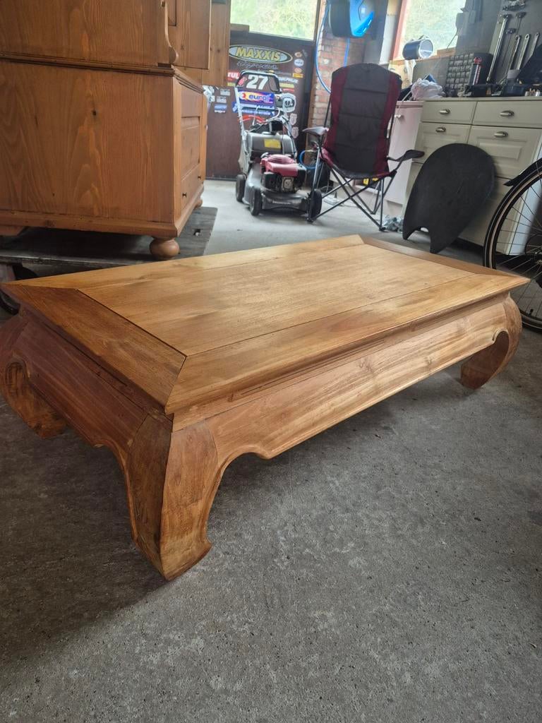 Teaken salontafel Opium, Ophalen