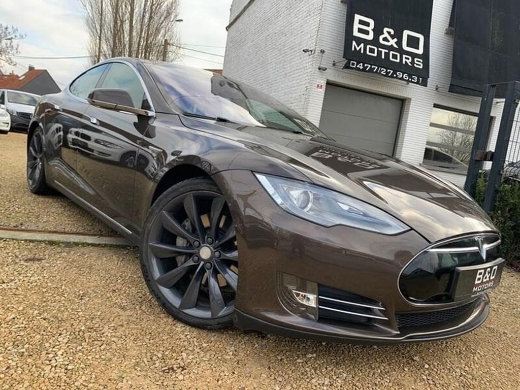 Tesla Model S S85 Performance, Levenslang FREE SUPERCHARGE,, Auto's, Tesla, Bedrijf, Model S, Elektrisch, Berline, Automaat, Bruin
