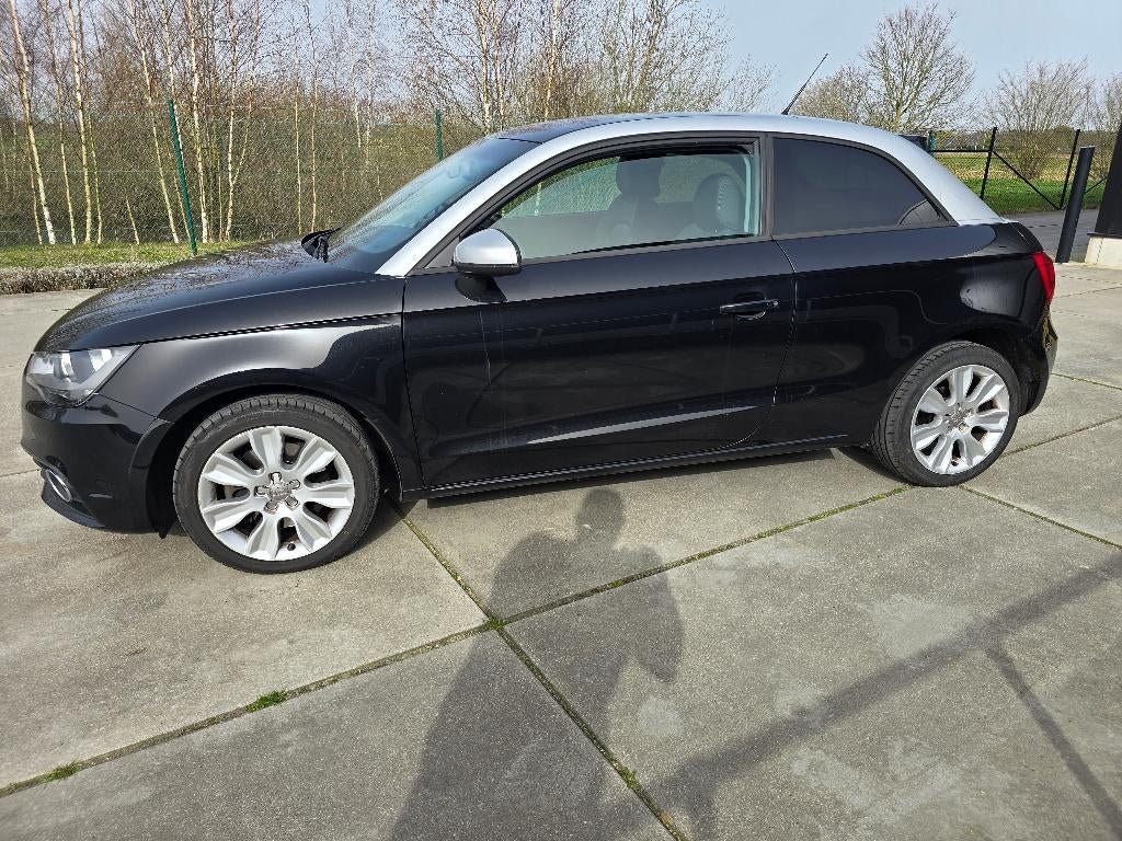 Audi A1 1.4 TFSI  S-Tronic 2011 Leder, Airco + Garantie, Euro 5, A1, Zwart, Leder