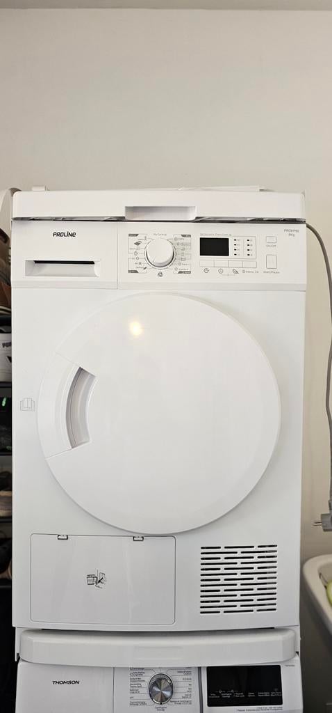 Proline droogkast, Ophalen, 8 tot 10 kg, Zo goed als nieuw, Voorlader