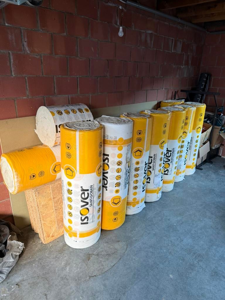 Isolatie isover, Doe-het-zelf en Bouw, Ophalen, Zo goed als nieuw