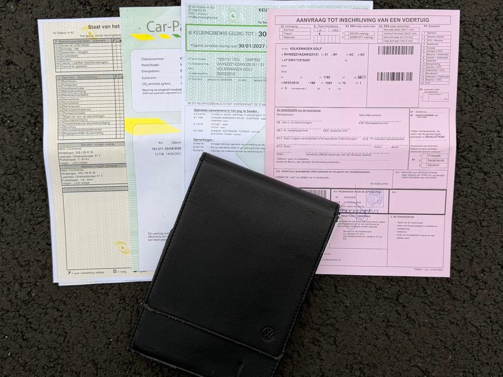 VW GOLF 6 - 1.6i EURO5 • VERLAAGD + SPORTUITLAAT • GEKEURD, Auto's, Voorwielaandrijving, Stof, Zwart, 4 cilinders