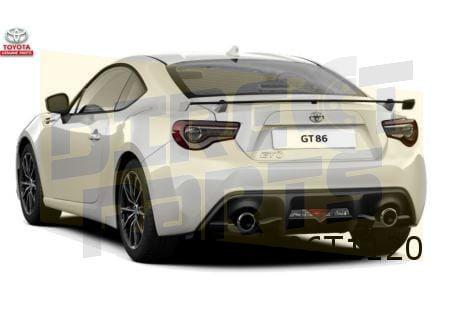 Toyota GT86 Coupe achterklep (indien lage spoiler) (te spuit, Neuf, Arrière, -, Haillon arrière