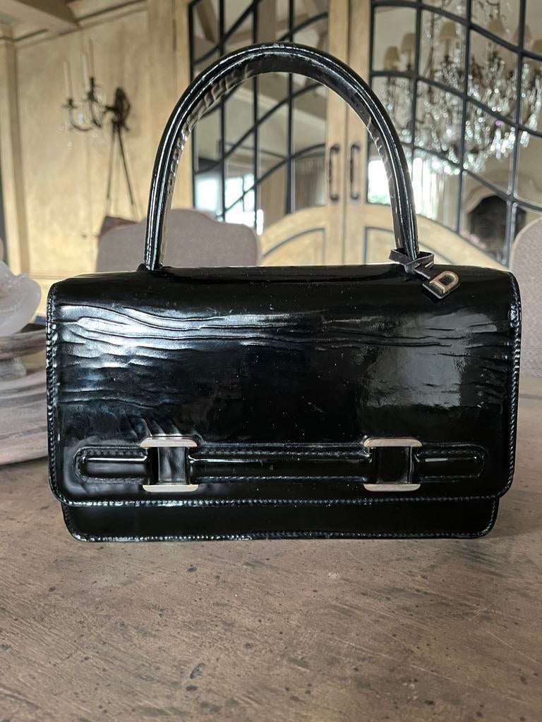 Sac à main Delvaux noir, Enlèvement, Comme neuf, Noir, Sac à main