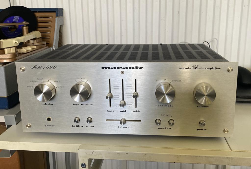 Marantz versterker 1090, Audio, Tv en Foto, Versterkers en Ontvangers, Gebruikt, Ophalen, Marantz, Minder dan 60 watt