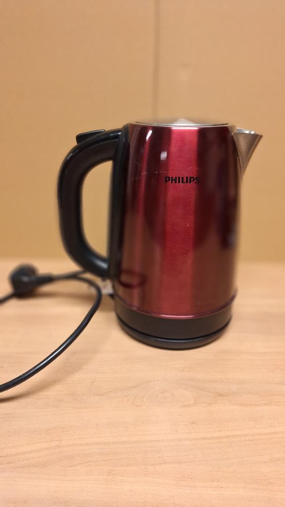 Philips HD9322/33 (Bordeaux Rood) waterkoker, Elektronische apparatuur, Ophalen, Gebruikt, Philips