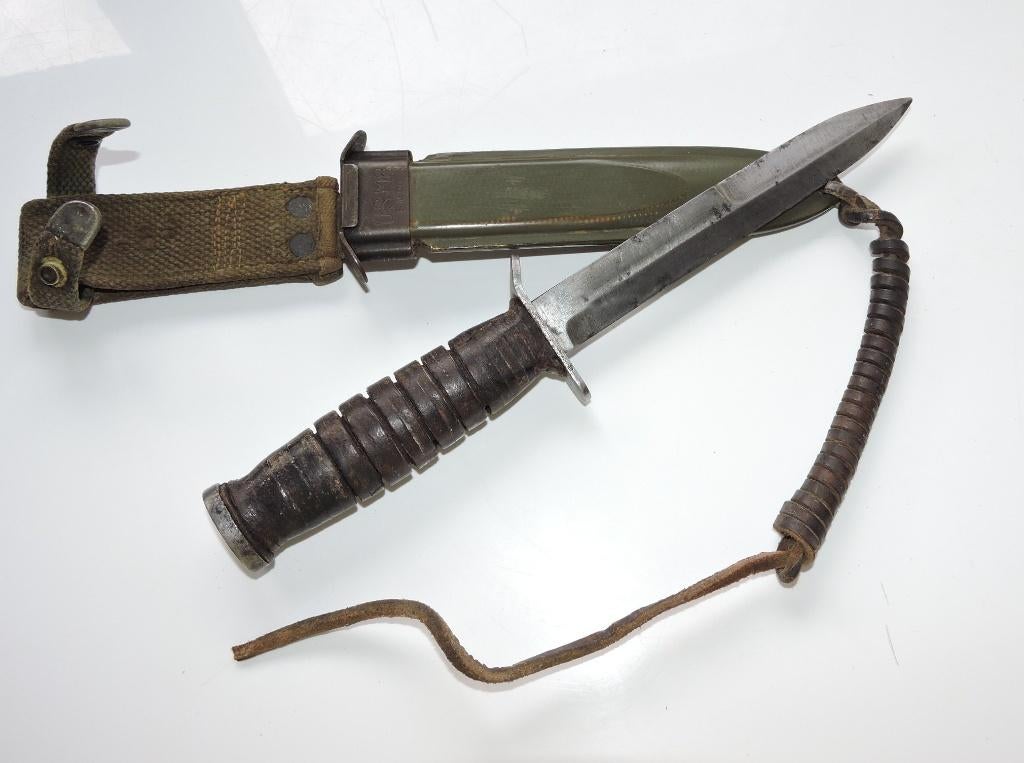 1943-1944 Couteau M3 PARACHUTISTE UTICA fourreau BMCO, Collections, Objets militaires | Seconde Guerre mondiale, Autres, Enlèvement ou Envoi