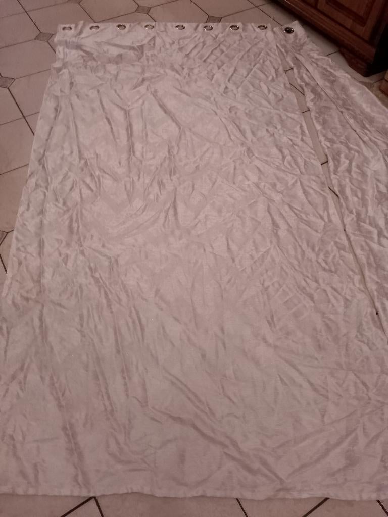 tentures en bon état (mais à repasser) en 2 pièces, Maison & Meubles, Enlèvement