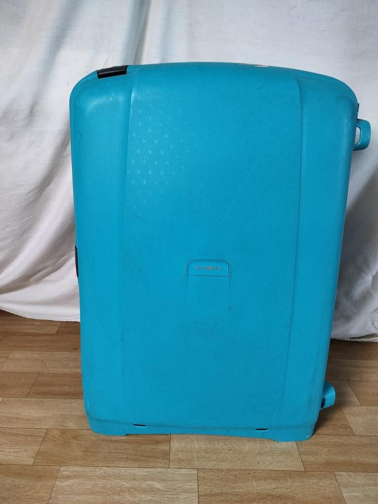 Koffer/valies turquoise 2 wielen, Ophalen