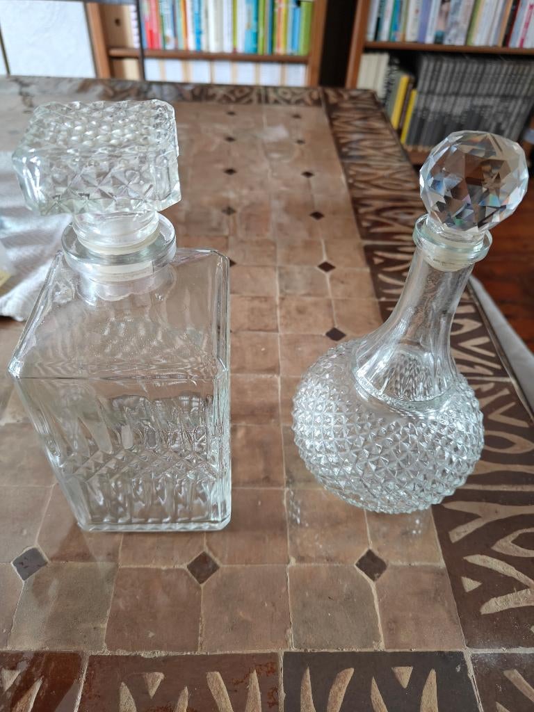 Lot brocante ancienne vaisselle, nappes et plateaux argentés, Enlèvement, Utilisé, Intérieur