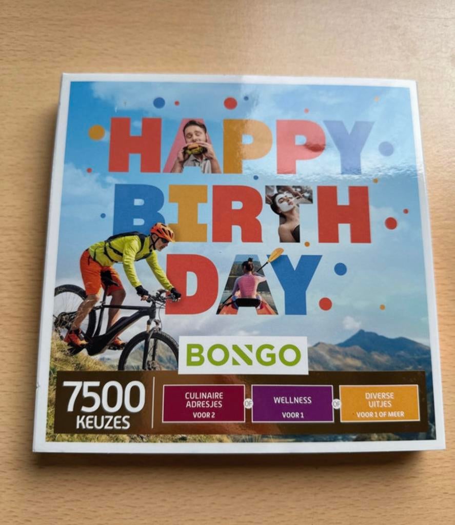 Bongo bon Happy birthday nieuw