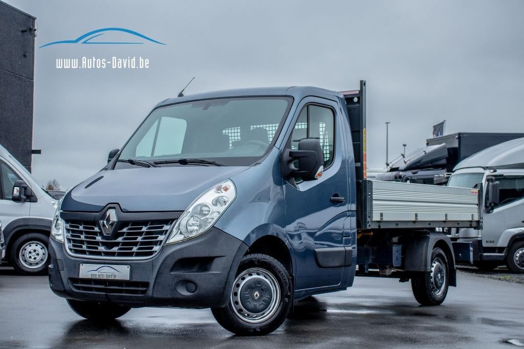 Renault Master Kipper / Kipbak L2H1 2.3 dCi 3 Plaatsen, Auto's, Bestelwagens en Lichte vracht, Voorwielaandrijving, Stof, 4 cilinders