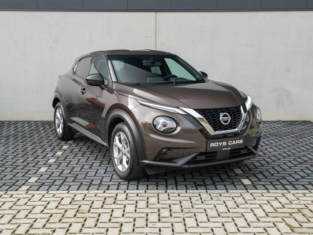 Nissan Juke Juke 1.0 DIG-T 2WD Acenta DCT (EU6AP) (bj 2021), Auto's, Stof, Gebruikt, Bruin, 1725 kg