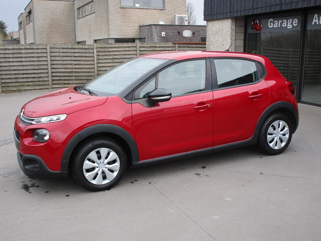 citroen c3 1.2 feel 10/2017 45500 km, Auto's, Citroën, Voorwielaandrijving, Parkeersensor, Stof, Euro 6