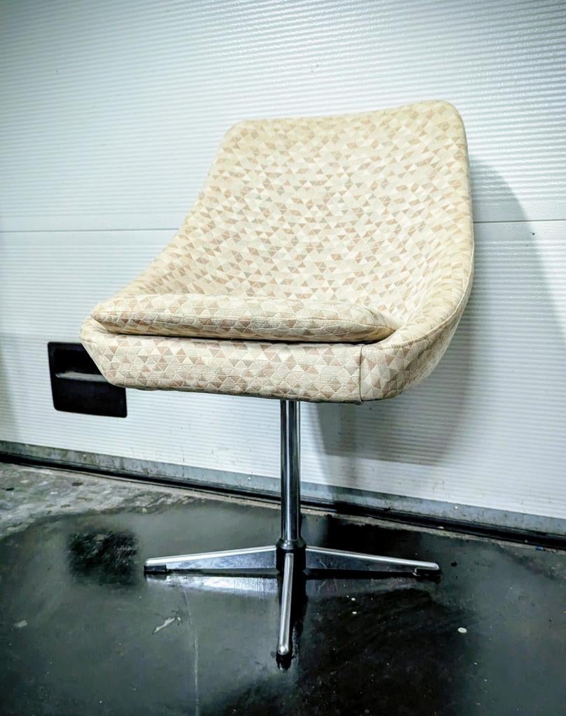 Chaise pivotante vintage des années 70, siège baquet en parf, Enlèvement ou Envoi