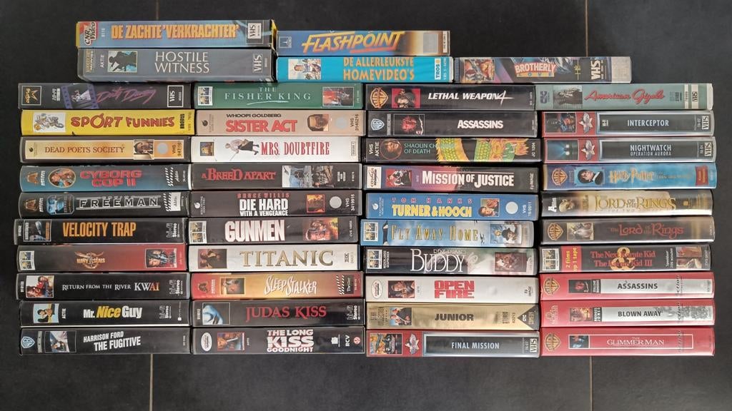 Originele VHS films., Cd's en Dvd's, VHS | Film, Ophalen of Verzenden, Gebruikt, Actie en Avontuur