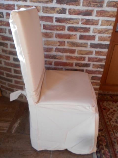 3 nouvelles housses pour chaise, Maison & Meubles, Enlèvement ou Envoi, Neuf, Crème