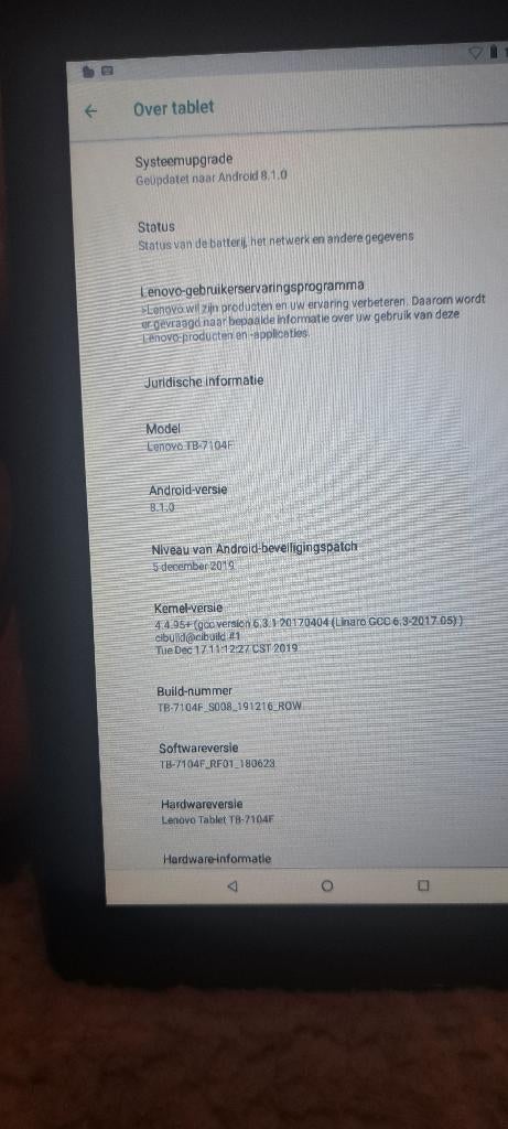 Tablet, Informatique & Logiciels, Android Tablettes, Tb-7104F, 8 pouces, Comme neuf, Enlèvement