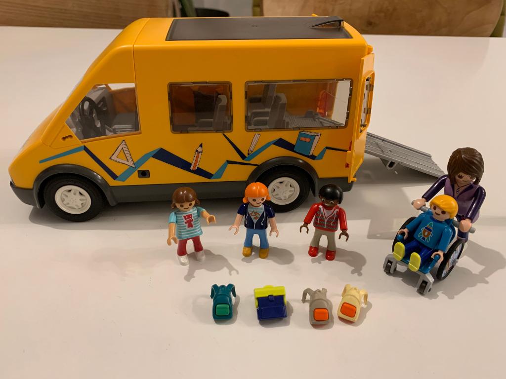 Playmobil schoolbus nr. 9419, Enlèvement, Utilisé, Ensemble complet
