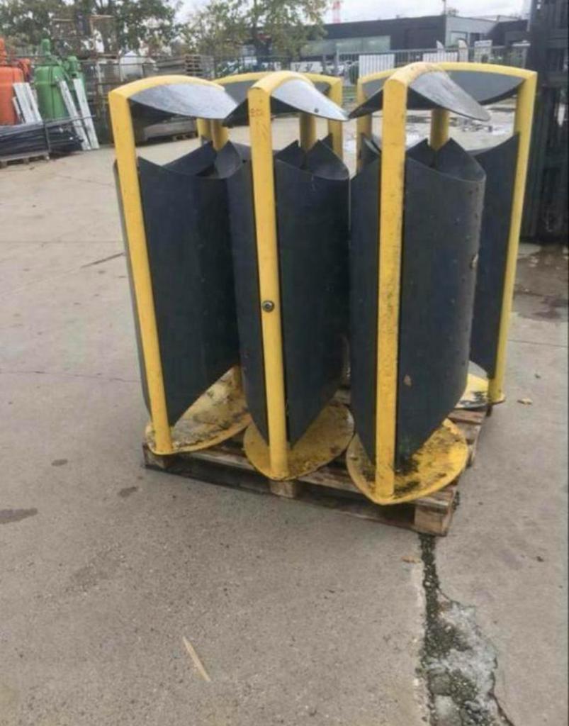 Zware buiten vuilbak afvalbak publieke openbare plaats staal, Ophalen