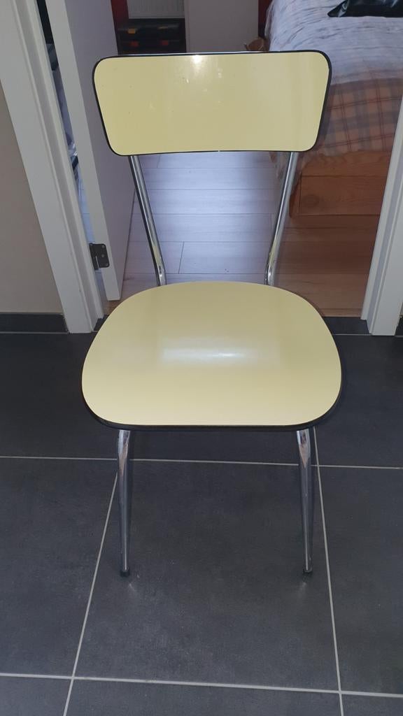 Vintage keukenstoelen., Huis en Inrichting, Ophalen, Gebruikt, Twee, Seventies