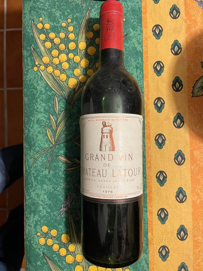 Chateau latour 1976, Collections, Vins, Enlèvement, Comme neuf