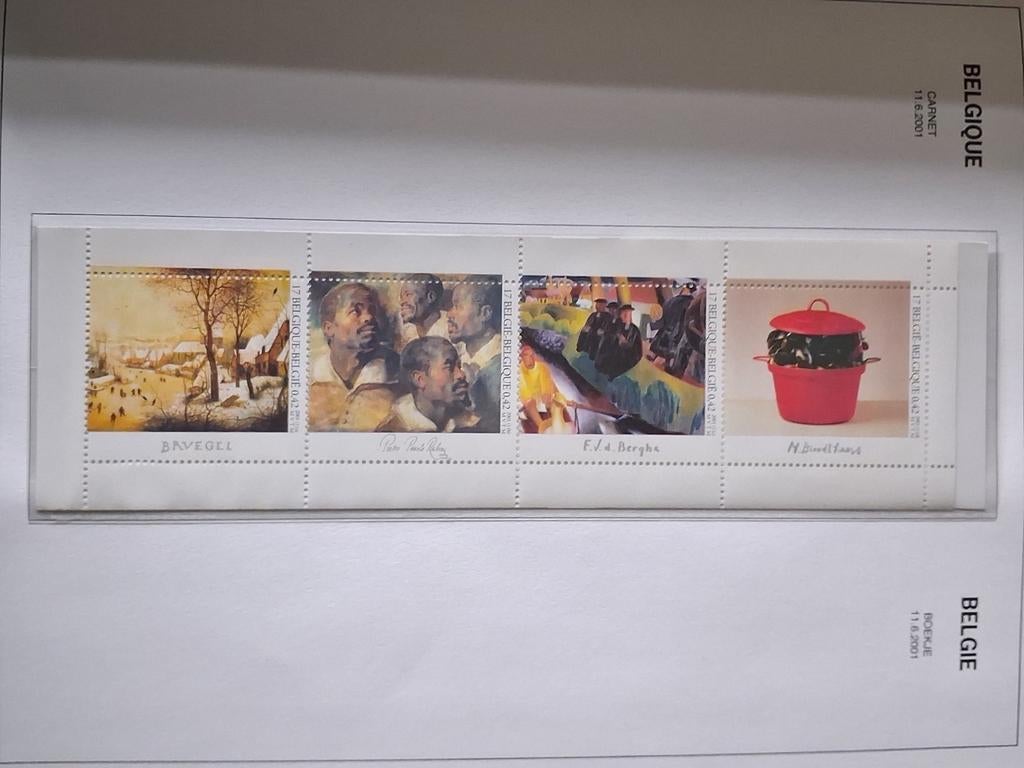 Carnet OBP belge 37 mint année 2001, Enlèvement ou Envoi, Non oblitéré, Neuf, Art
