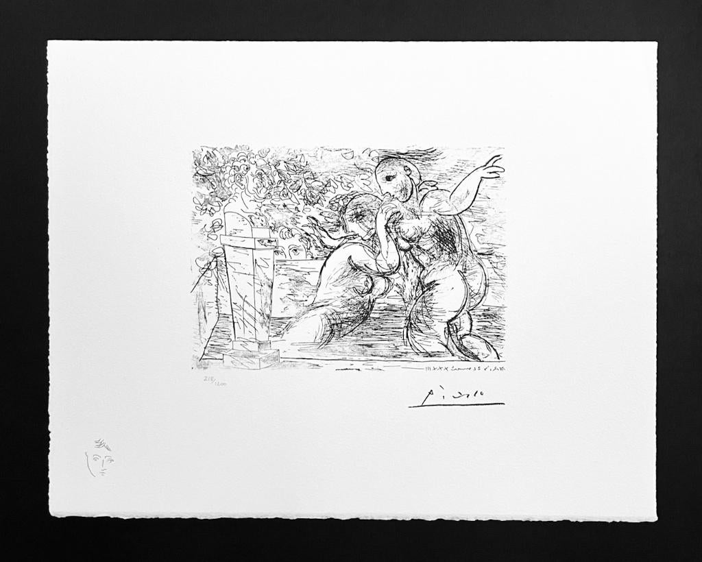 Picasso Lithografie, Antiek en Kunst, Ophalen of Verzenden