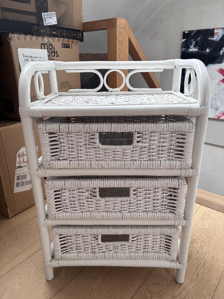 table chevet, Maison & Meubles, Chambre à coucher | Tables de chevet, Utilisé, 55 à 70 cm, 45 à 65 cm, Autres matériaux, Enlèvement ou Envoi