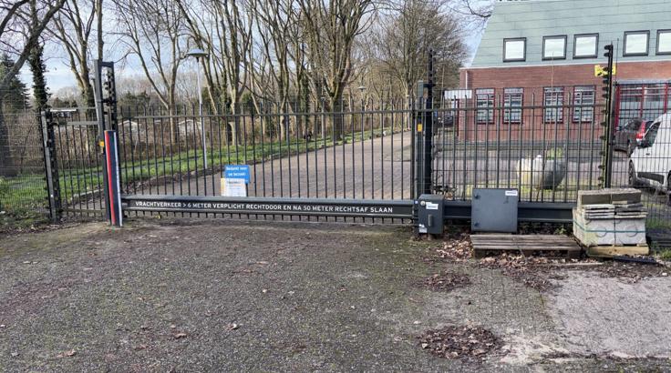 Elektrische schuifpoort hekwerk schuifhek hek hekken, Tuin en Terras, Tuinhekken en Hekwerk, Zo goed als nieuw, Ophalen of Verzenden