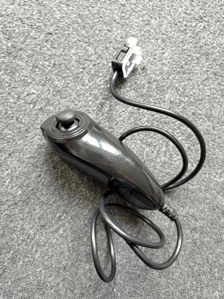 zwarte Wii nunchuk 3rd party (defect), Ophalen of Verzenden, Niet werkend, Wii, Wii-mote of Nunchuck