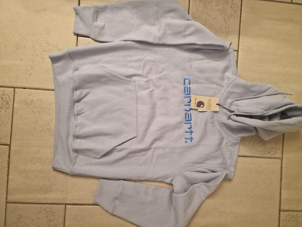 Pull carhartt bleu clair M neuf avec étiquettes, Kleding | Dames, Ophalen of Verzenden, Nieuw, Blauw