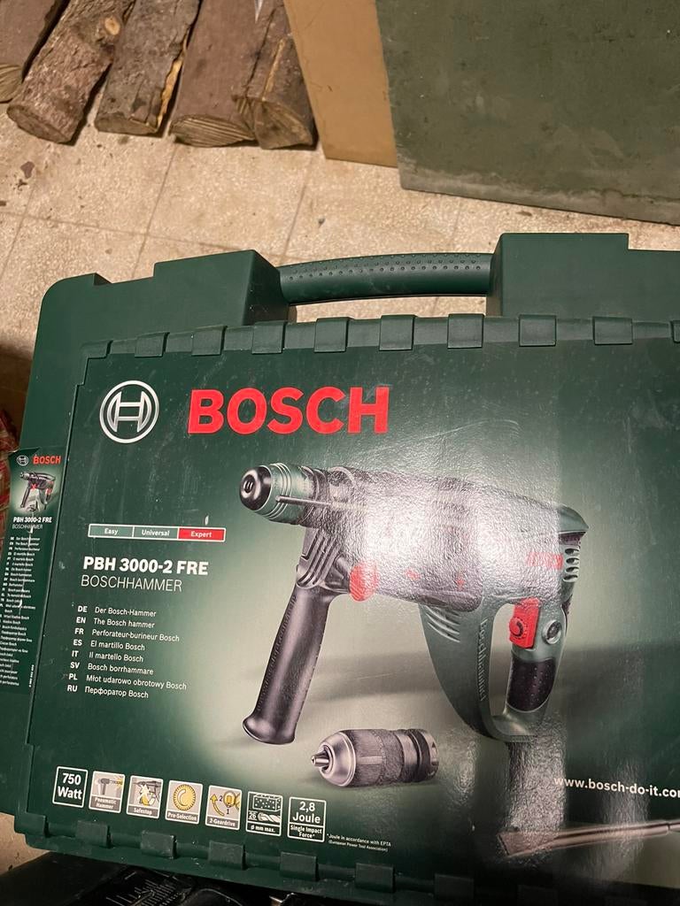 Marteau perforateur Bosch PBH3000-2FRE 750W, Enlèvement, Neuf, 600 watts ou plus, Marteau perforateur et/ou Marteau piqueur