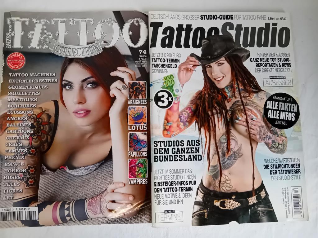 2 Tattoo-tijdschriften, Boeken, Tijdschriften en Kranten, Ophalen of Verzenden, Zo goed als nieuw, Overige typen