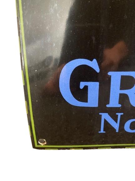 Emaillebord 'Kau Tabak' - Grimm & Triepel', Verzamelen, Reclamebord, Gebruikt, -, -