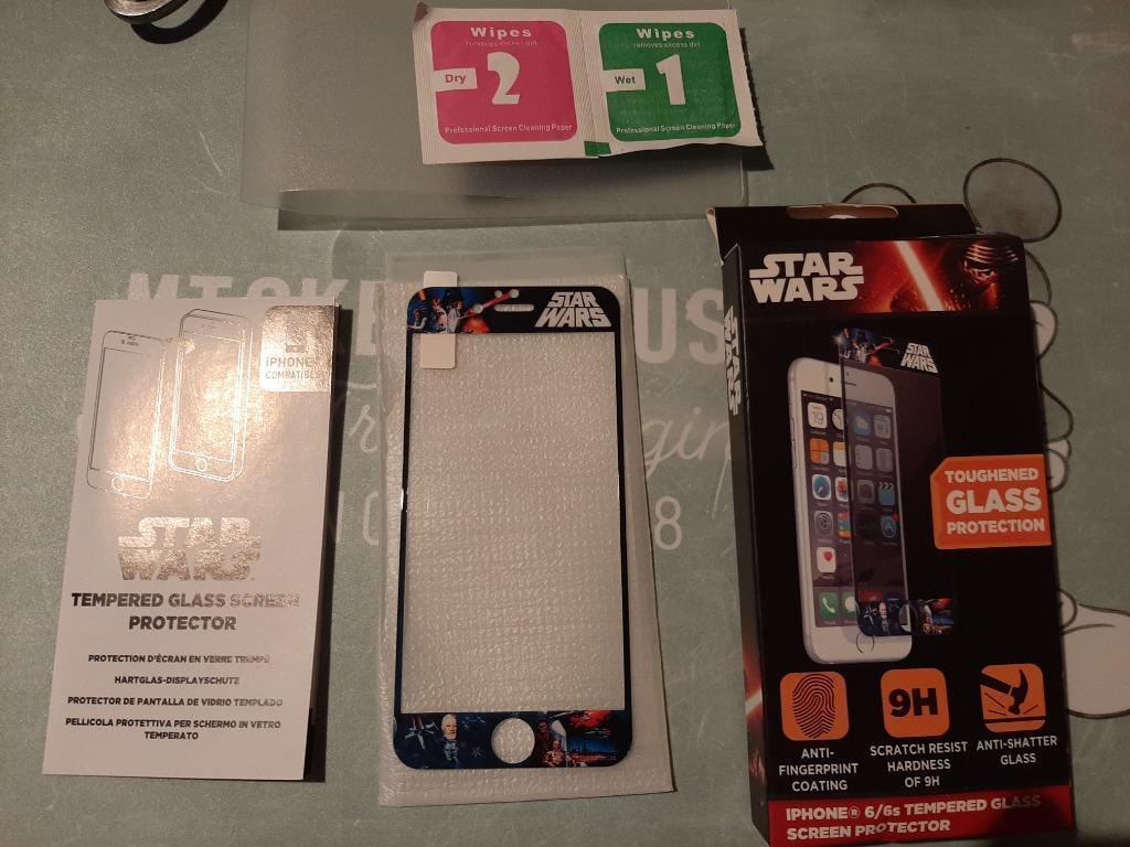 Star Wars tempered glass screenprotector iPhone 6/6s, Telecommunicatie, Mobiele telefoons | Hoesjes en Screenprotectors | Apple iPhone