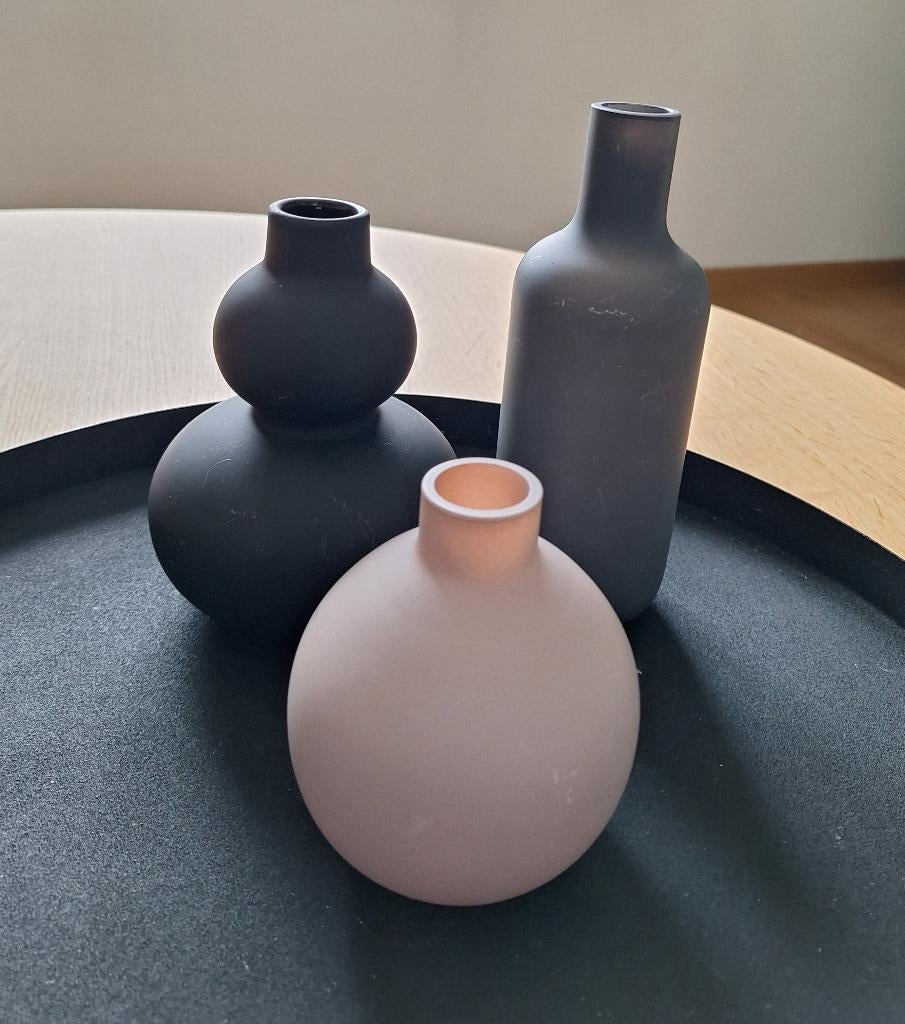 Set van 3 vaasjes, Huis en Inrichting, Ophalen, Zo goed als nieuw