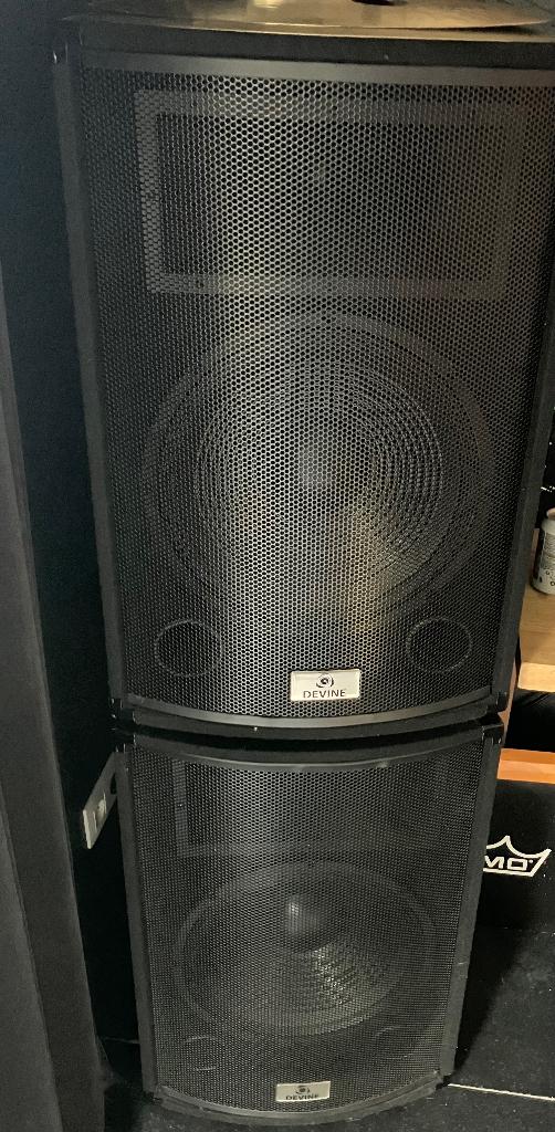 Devine speakers, Audio, Tv en Foto, Luidsprekerboxen, Zo goed als nieuw, Complete surroundset, 120 watt of meer, Ophalen